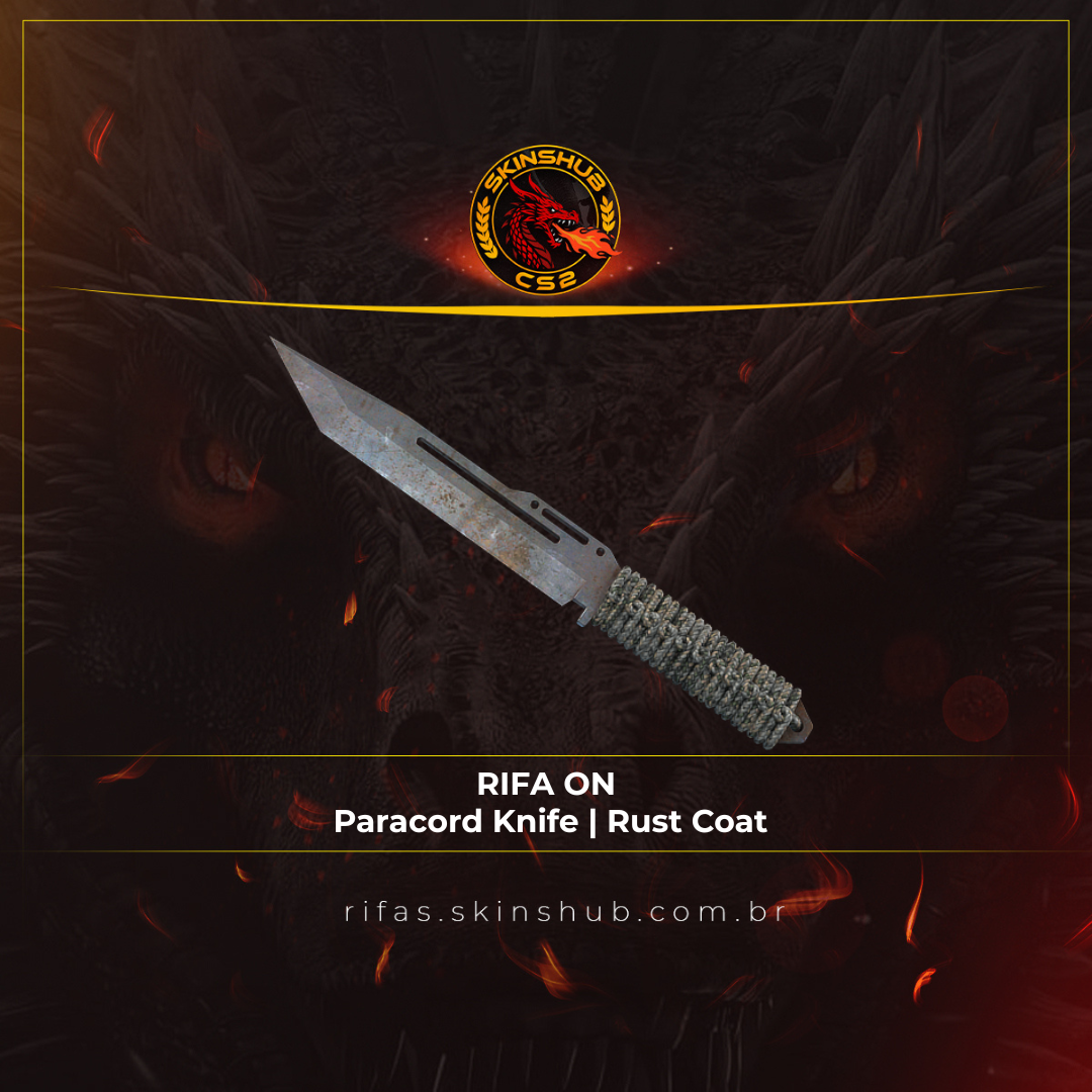 Paracord Knife | Rust Coat 🍀